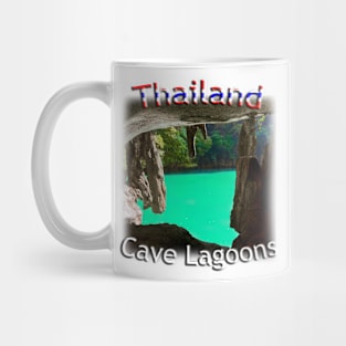 Thailand Cave Lagoon - hidden lagoons Mug